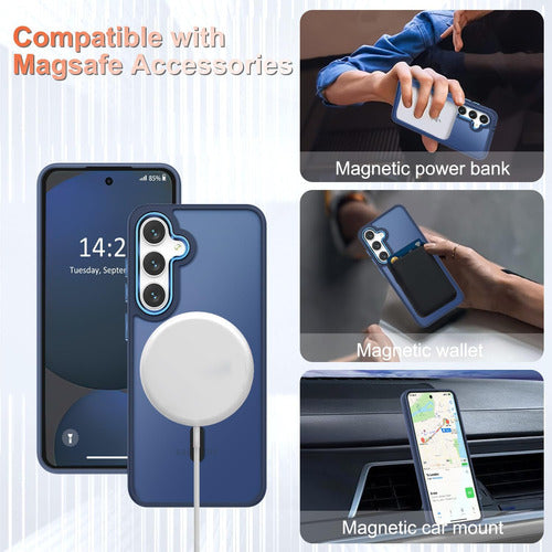 Funda Magnética Mate Para Samsung Galaxy S25 Fe