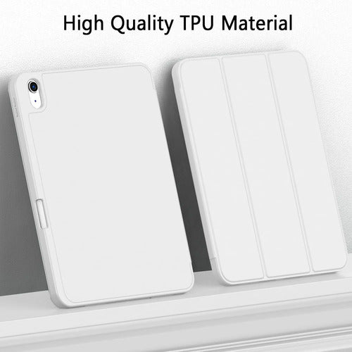 Funda Para iPad A16 Con Soporte Y Porta Lápiz Gris