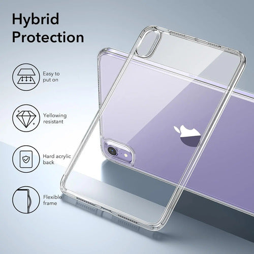 Funda Para iPad Mini 7 A17 Pro Y Mini 6 Transparente