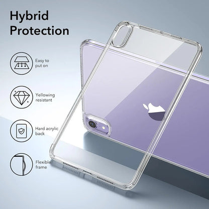 Funda Para iPad Mini 7 A17 Pro Y Mini 6 Transparente