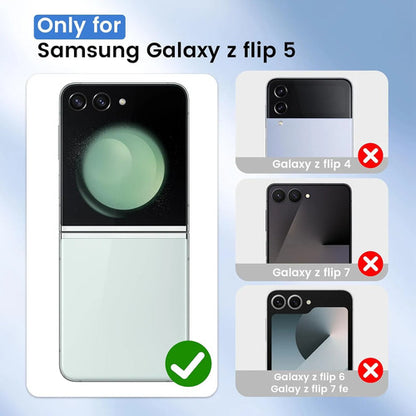 Funda Para Samsung Galaxy Z Flip 5 Negro Lisa