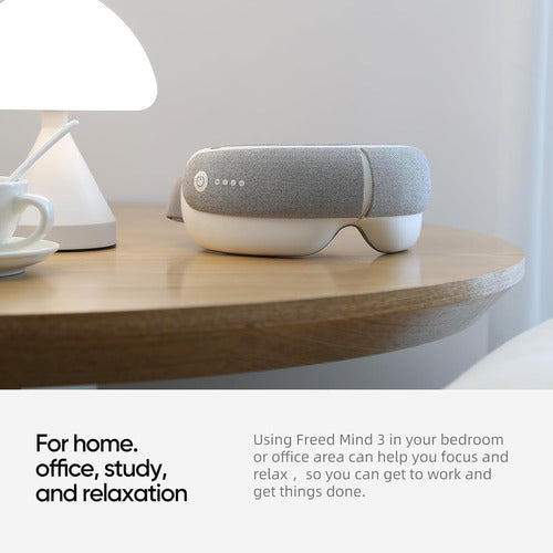 Masajeador De Ojos Máscara De Sueño Con Calor Y Bluetooth