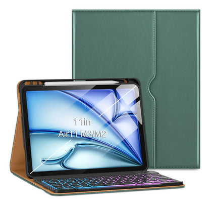 Funda Con Teclado Para iPad Air 11-inch Y Air 10.9 Inch Verde