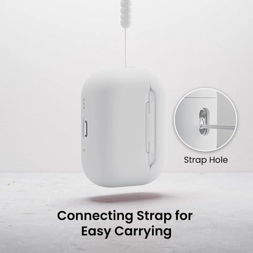 Funda Ornarto De Silicona Híbrida Para AirPods Pro 3 - Negra