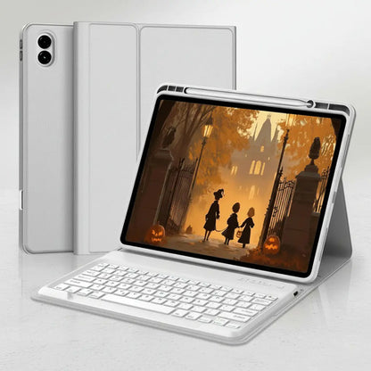 Funda Con Teclado Para Xiaomi Redmi Pad Pro 12.1 Gris