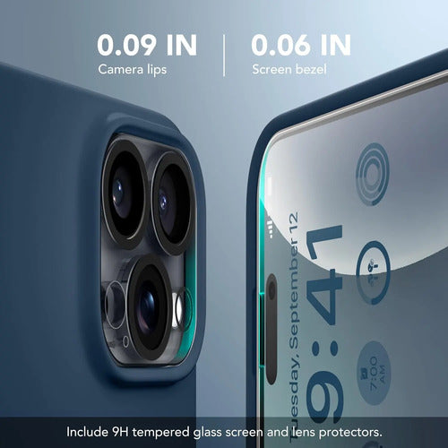 Funda Magnética Para iPhone 16 Pro Max Azul Marino