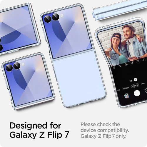 Funda Para Samsung Galaxy Z Flip 7, Ultra-delgada Transparente