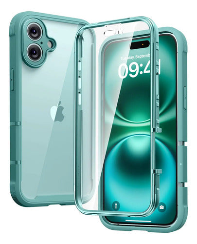 Funda Para iPhone 16 Protección Total Verde