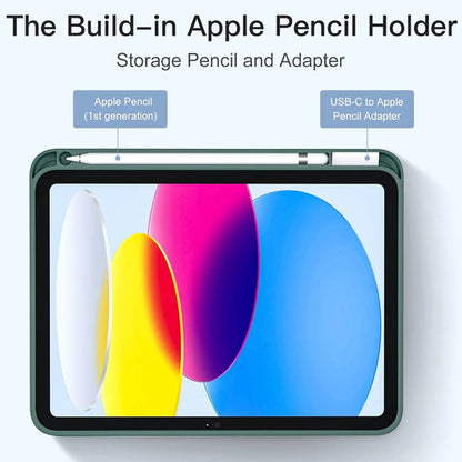 Funda Akkerds Para iPad A16 De 11a Gen Y iPad 10.9  2022 Verde Oscuro