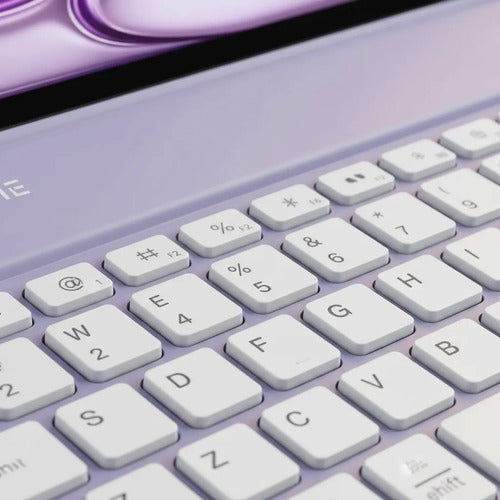 Funda Con Teclado Para iPad Air 11-inch M3/m2, 5ta Lila