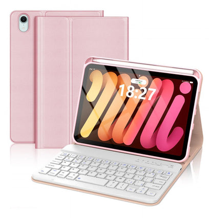Funda Con Teclado Boriyuan Para iPad Mini Bluetooth Rosa