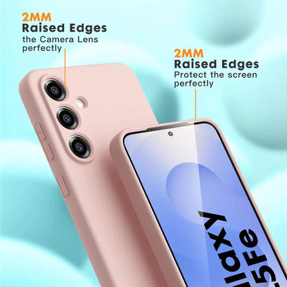 Funda De Silicona Para Samsung Galaxy S25 Fe Rosa