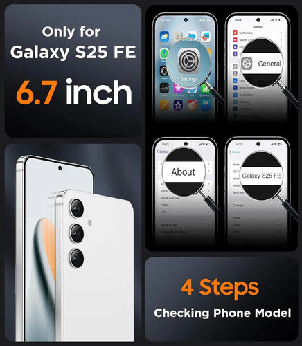Funda Magnética Para Samsung Galaxy S25 Fe Clear