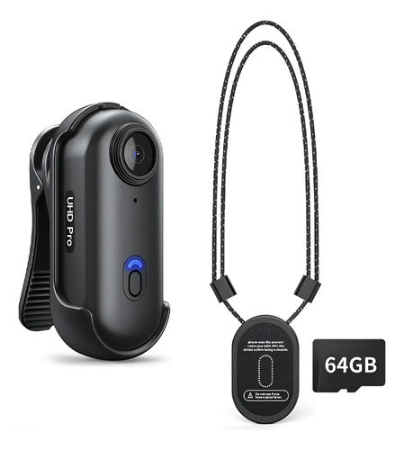 Cámara De Acción Sixmou I3 4k, Tamaño Mini, Montable Negro
