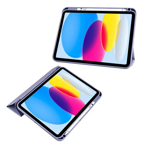 Funda Para iPad (a16) De 2022 Y 2025 11' Y 10.9' Lavanda