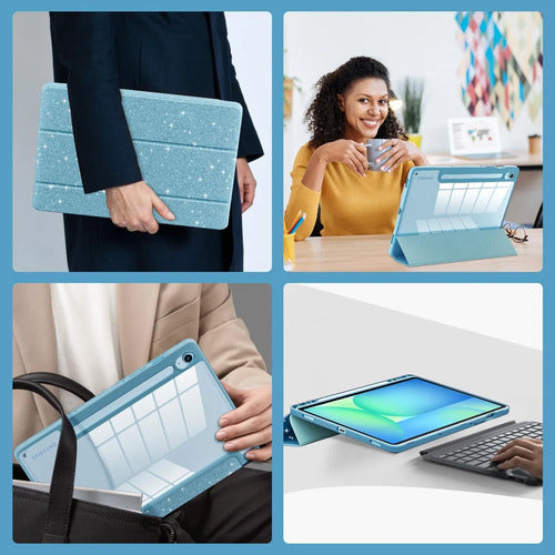 Funda Para Samsung Galaxy Tab S10 Lite/s10 Fe/s9 Fe 10.9' Azul