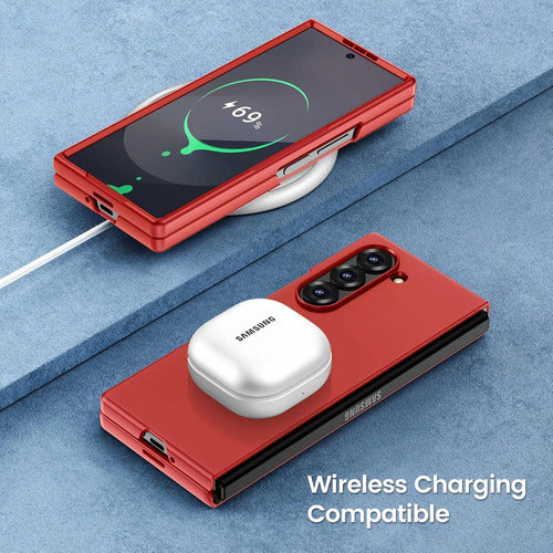 Funda Para Samsung Galaxy Z Fold 6 Rojo