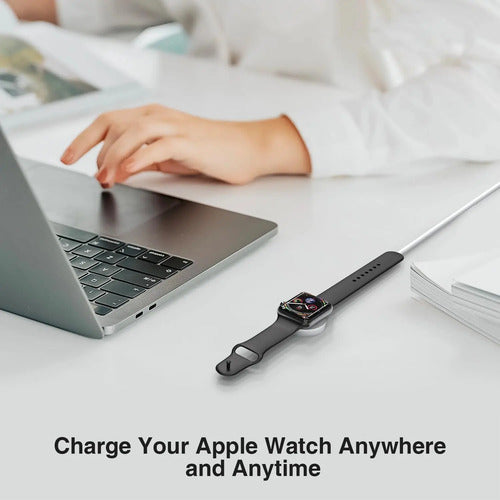 Cargador Para Apple Watch Usb C Magnético Blanco