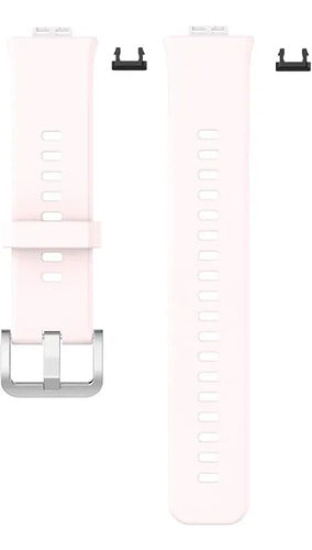 Correa Inf Compatible Con Huawei Watch Fit Silicona Azul Rosa Claro