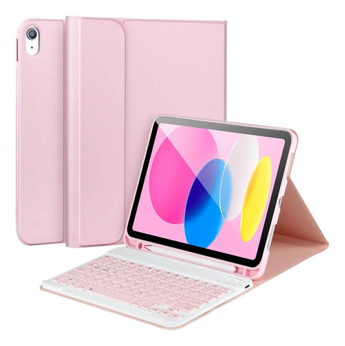 Funda Con Teclado Bluetooth Para iPad 11/10th Gen