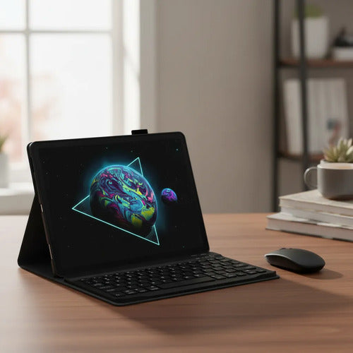 Funda Con Teclado Para Lenovo Tab M11/k11 Lte 2024 11 Negro
