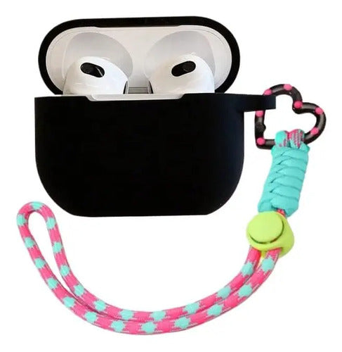 Funda De Silicona Para AirPods Pro 3 Negro