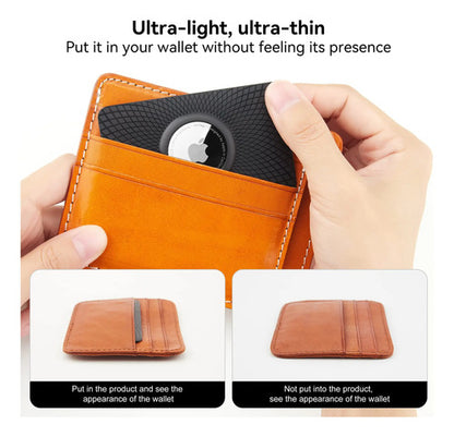 Paquete De Fundas Para Airtag De Apple Ultra-delgadas (x2) Negro