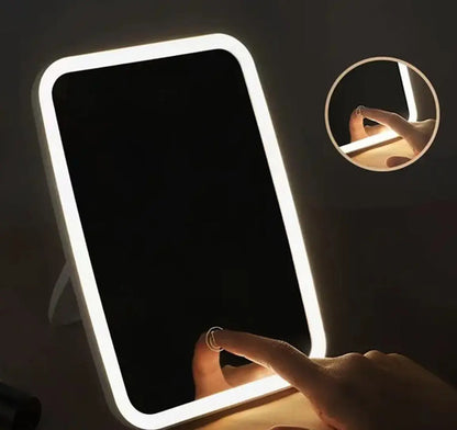 Espejo De Maquillaje Led Con Iluminación Blanco