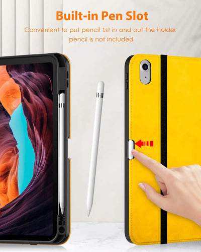 Funda Para iPad 11th Gen 11  2025 Y 10th Gen 10.9 Amarillo