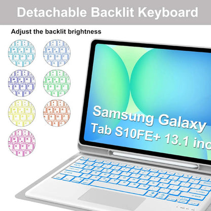 Funda Con Teclado Para Samsung Galaxy Tab S10fe+ Gris