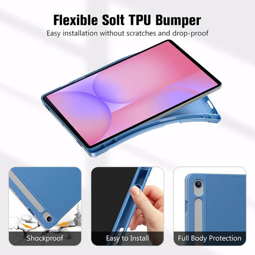Funda Para Galaxy Tab S10 Lite/s10 Fe/s9 Fe 10.9 ... Azul