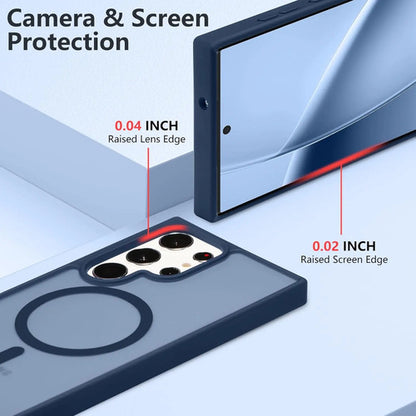 Funda Magnética Para Samsung Galaxy S23 Ultra Azul Oscuro