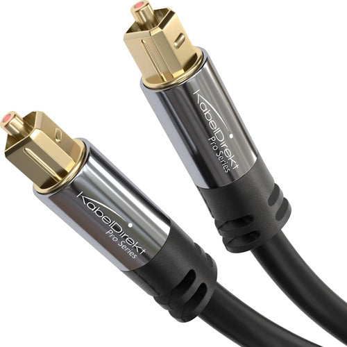 Cable Óptico Audio Digital Kabeldirekt De 1.5 Metros