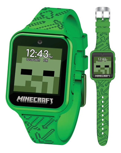 Reloj Inteligente Minecraft Para Niños Con Pantalla Táctil