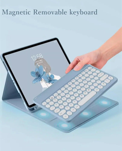 Funda De Teclado Para Galaxy Tab S9 Fe+ / Tab S10+ 12,4 PuLG
