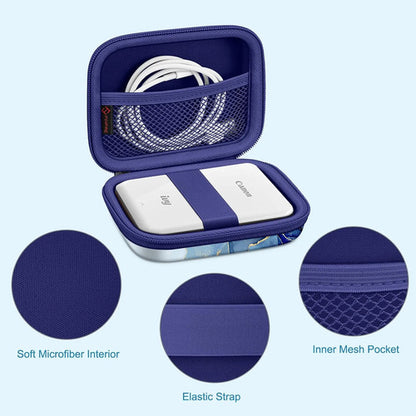 Estuche Funda Para Impresoras De Fotos Canon Ivy 2 Mini Azul Marino