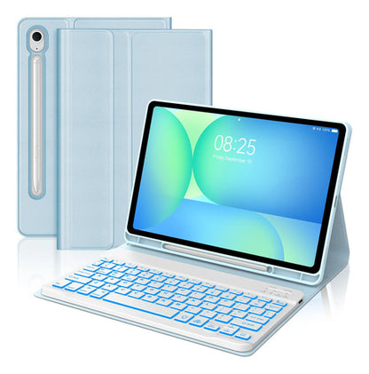Funda Con Teclado Para Samsung Galaxy Tab S10 Lite/s10 Fe... Azul