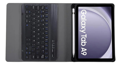 Funda Con Teclado Para Samsung Galaxy Tab A9 8.7 Negro