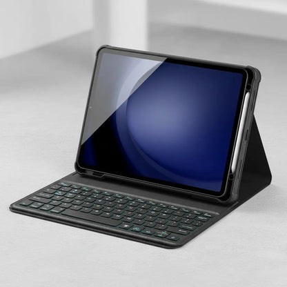 Funda Con Teclado Para Galaxy Tab A11 Plus Y A9 Plus Negro