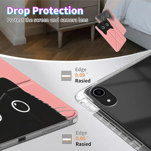 Funda Para iPad (a16) De 11a Gen 11  2025 Y 10,9  2022 Rosa
