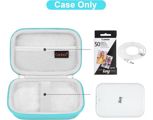 Estuche Funda Para Impresora De Fotos Canon Ivy 2 Verde Claro