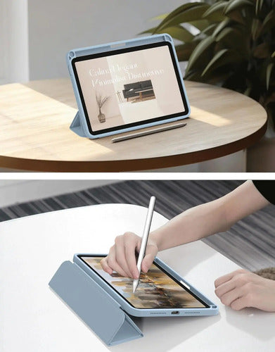 Funda Para iPad Mini 7ma Gen (a17 Pro 2024) Azul