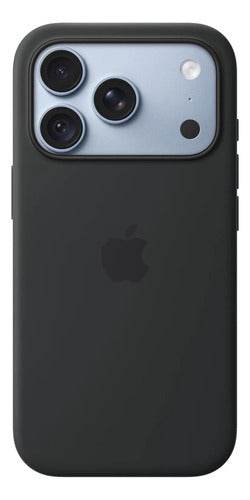 Funda De Silicona Magsafe Para iPhone 18 Pro Negro