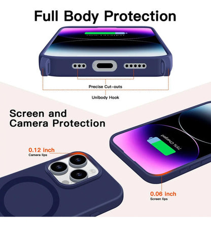 Funda Para iPhone 17 Pro Con Correa Ajustable Azul