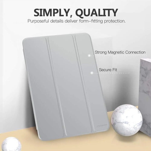 Funda Moko Para iPad 10.2 Gen Plateado