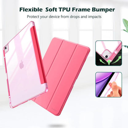 Funda Para iPad Air Con Soporte Para Lápiz Rosa