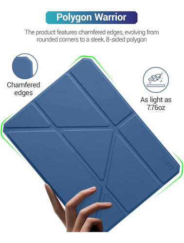 Funda Cobak Para iPad (a16) 11th Gen 11'' 2025 Y iPad 10t... Azul Oscuro