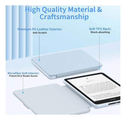 Funda Premium Para Kindle Paperwhite Celeste