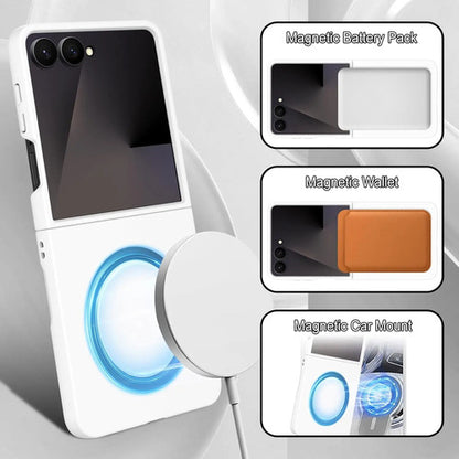 Funda Para Samsung Galaxy Z Flip 7 (magsafe) Blanco