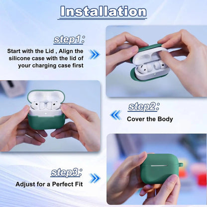 Funda Para AirPods Pro 3 Con Llavero Y Correa